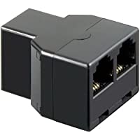 CABLEPELADO Divisor RJ11-2X RJ11 Hembra Negro